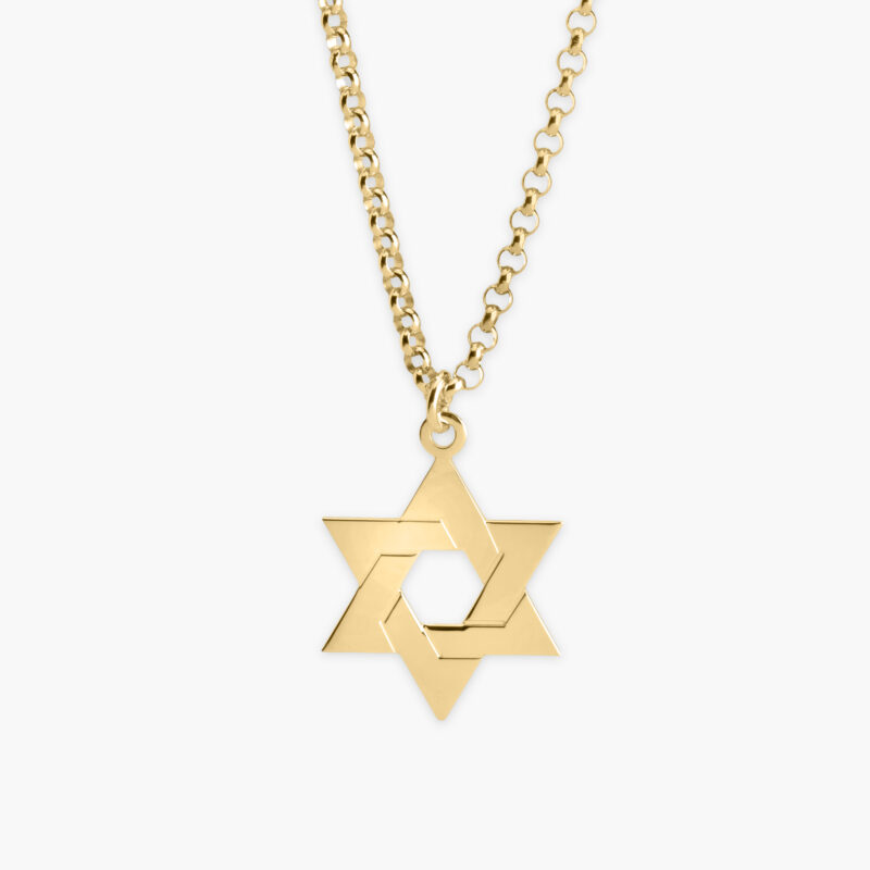 ⁦שרשרת מגן דוד קלאסית לגבר⁩ – תמונה ⁦5⁩