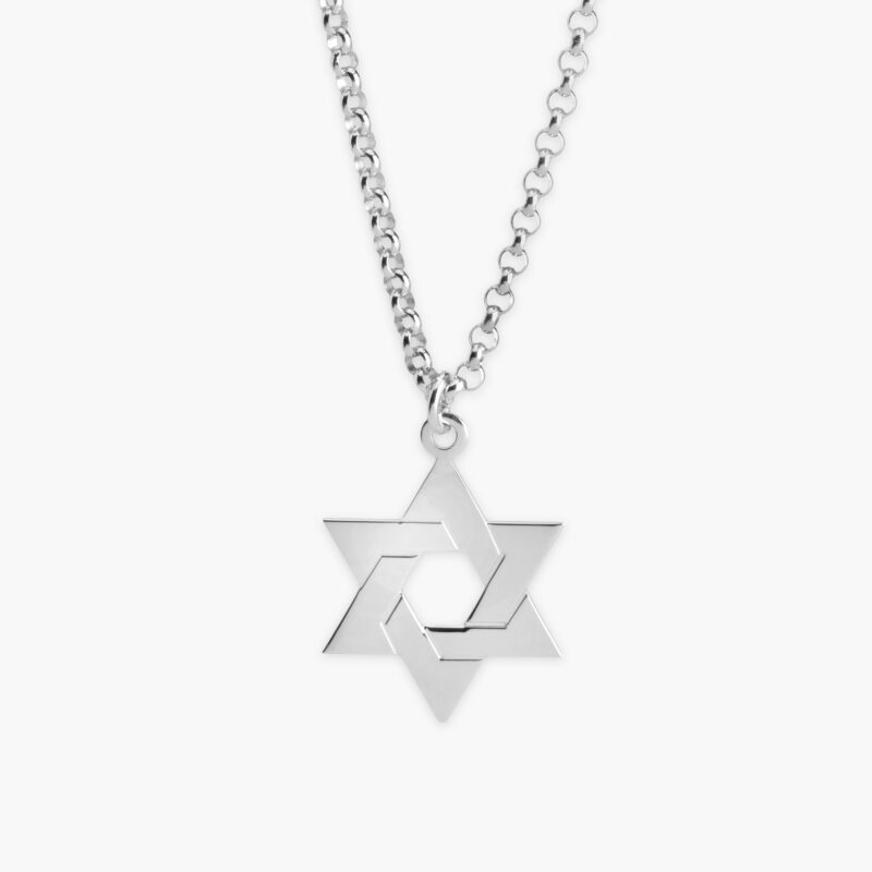 ⁦שרשרת מגן דוד קלאסית לגבר⁩ – תמונה ⁦6⁩