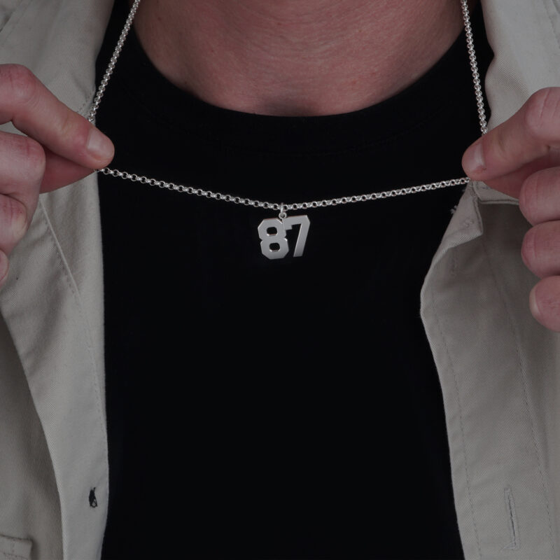 ⁦שרשרת מספר לגבר⁩ – תמונה ⁦3⁩