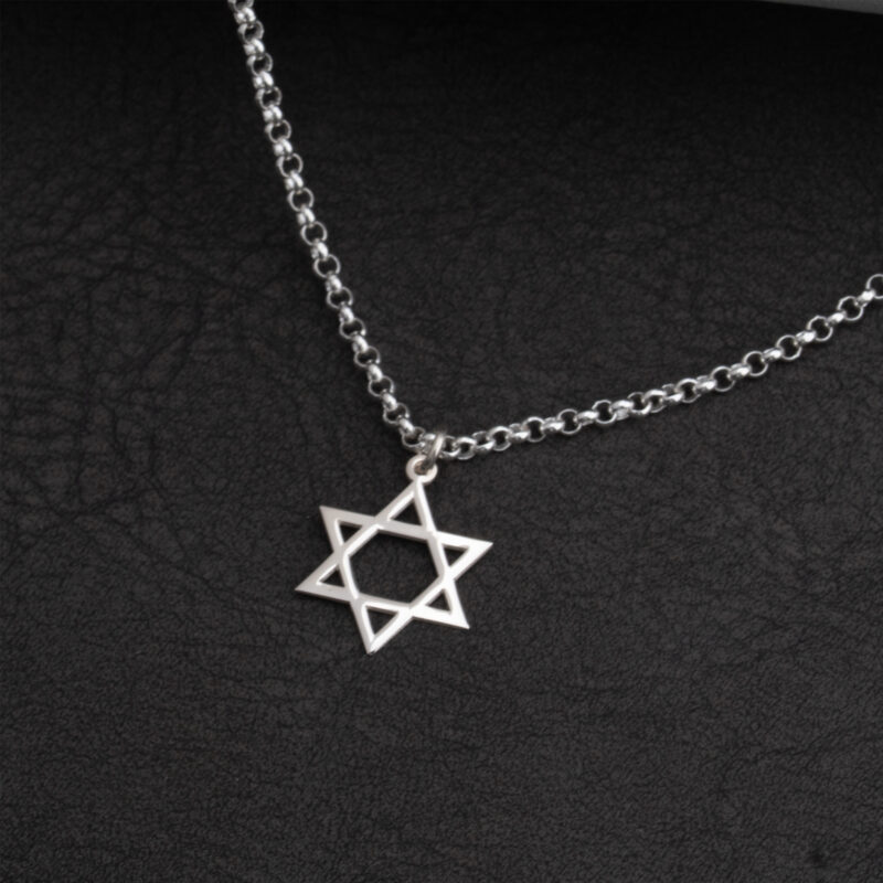 ⁦שרשרת מגן דוד לגבר⁩ – תמונה ⁦5⁩